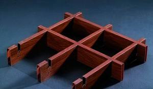 木(mù)纹铝格栅